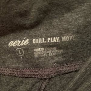 Brand New Aerie Gray Full-length Leggings